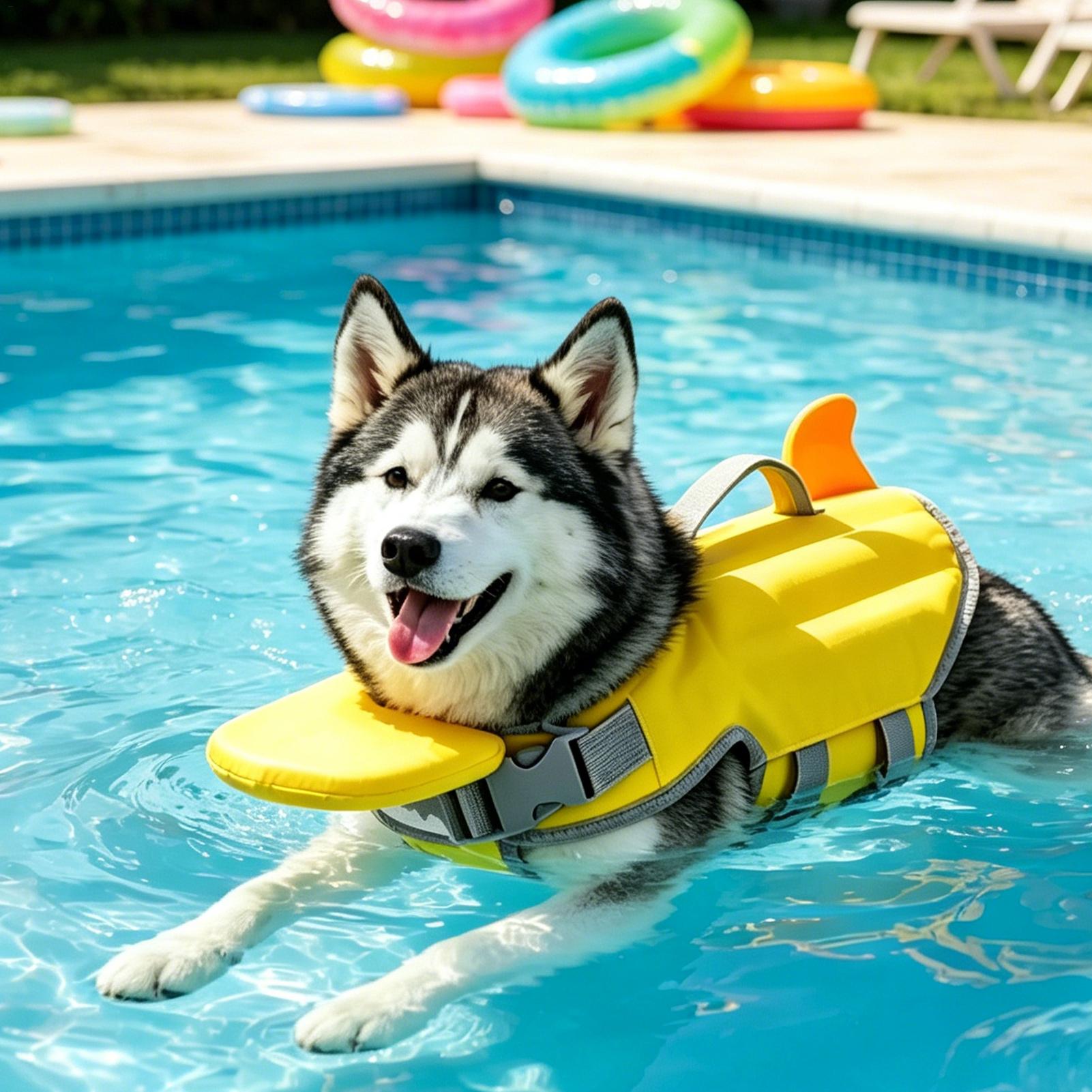 Life Jacket Buoyancy - Dog Life Vest High Buoyancy with