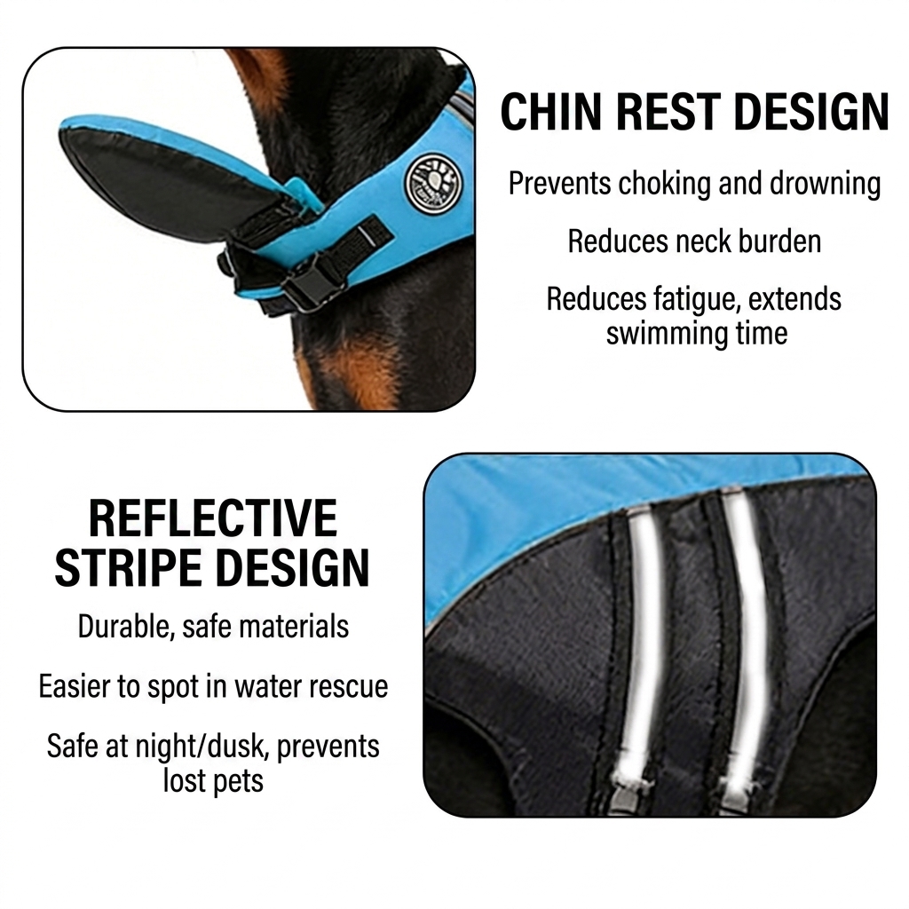 Dog Life Jacket High Buoyancy  - огляд і ціна Life Jacket Buoyancy