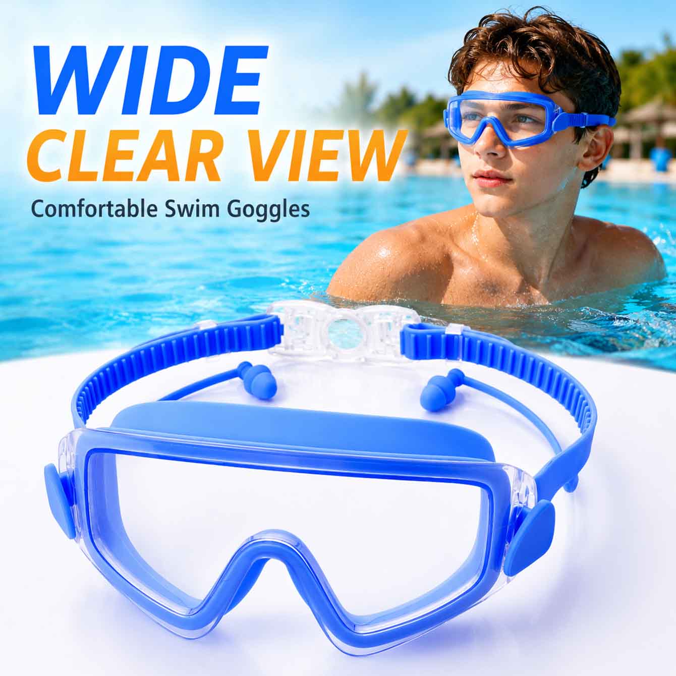 1PC Swim Goggles Snorkel Divin - огляд і ціна Snorkel Dry Top