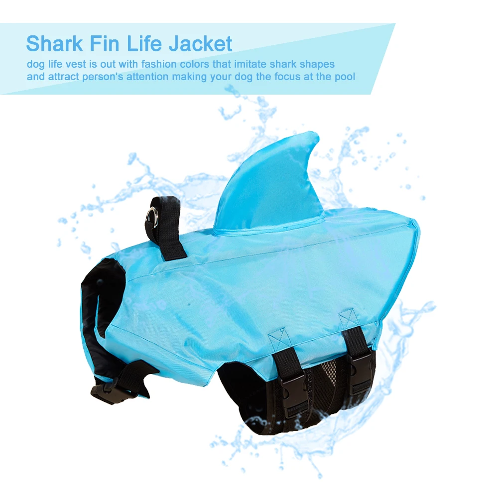2026 Shark Fin Dog Life Jacket - огляд і ціна Life Jacket Buoyancy