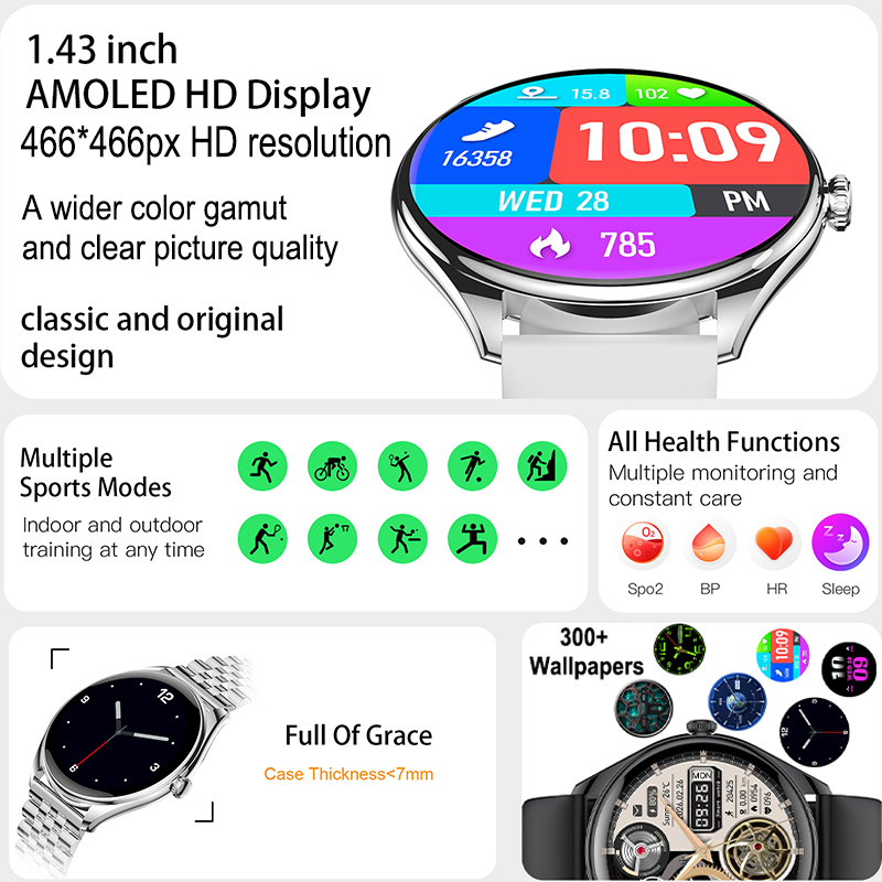 New Ultra Thin SmartWatch Men  - огляд і ціна Aquatic Sports Performance