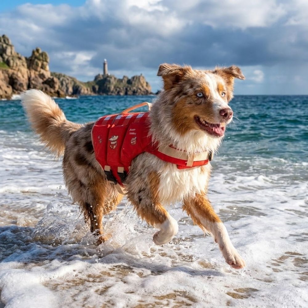 Waterproof Dog Life Jacket Adj - огляд і ціна Life Jacket Buoyancy