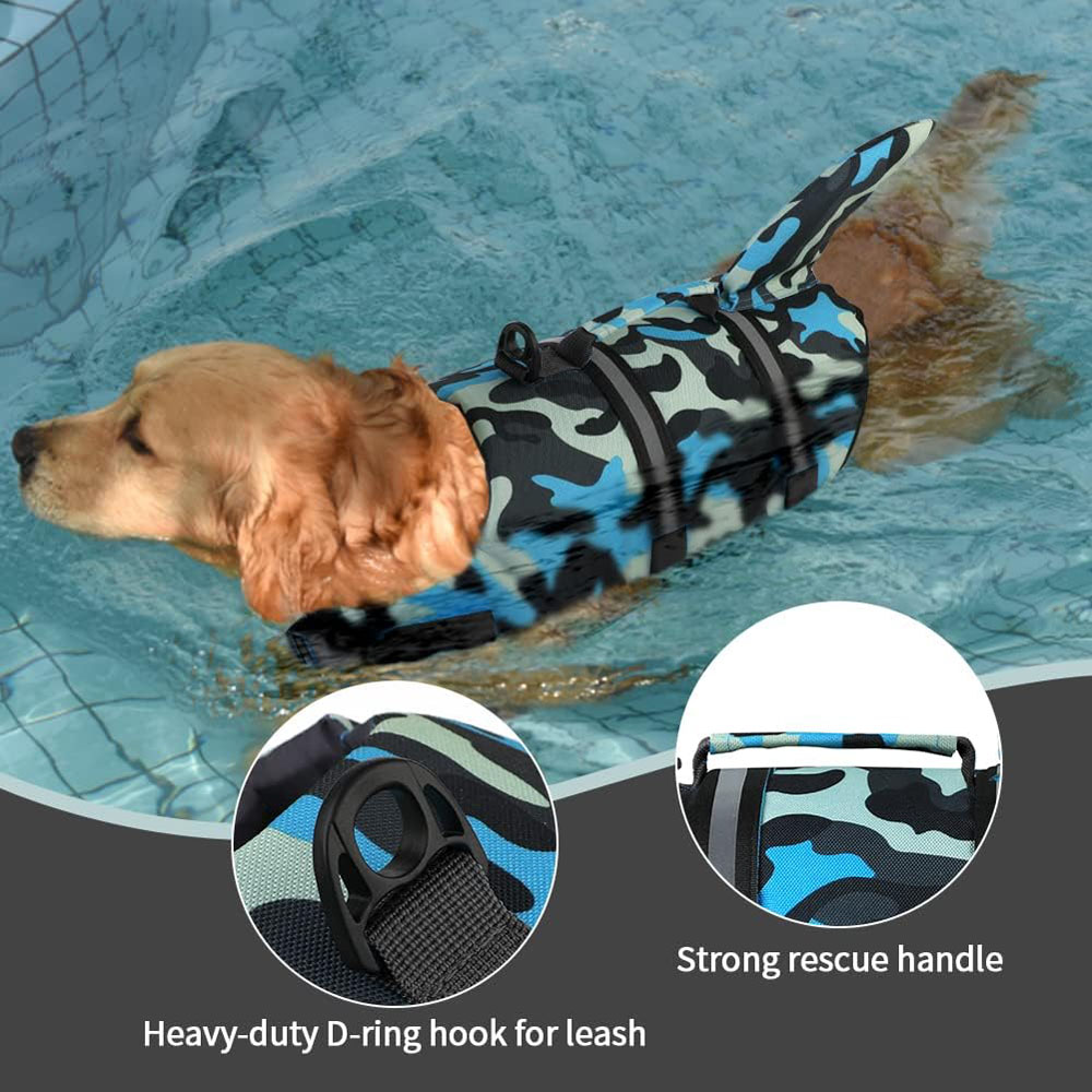 Dog Life Jacket Shark Ripstop  - огляд і ціна Life Jacket Buoyancy