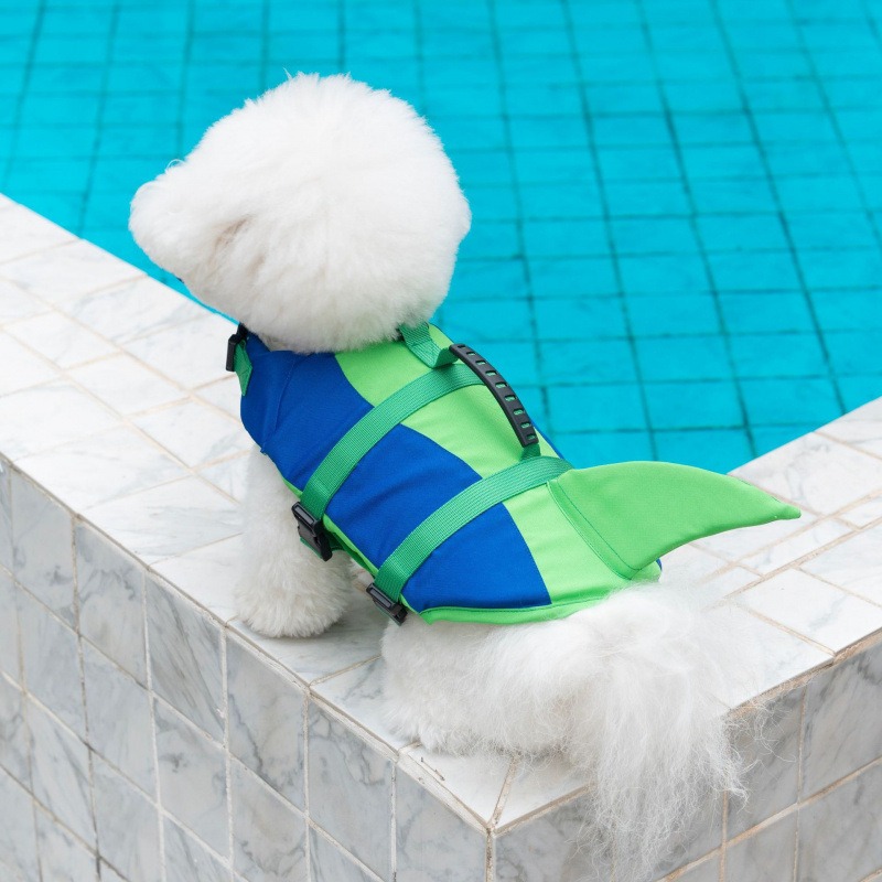 Shark Dog Life Jacket Pet Swim - огляд і ціна Life Jacket Buoyancy