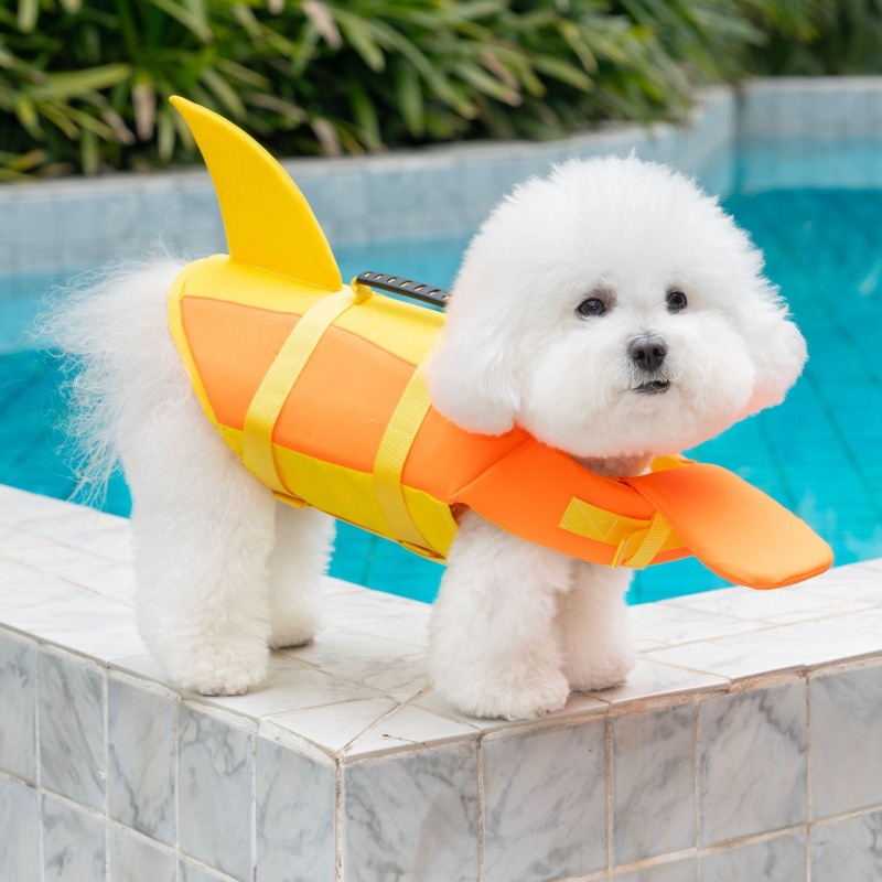 Shark Dog Life Jacket Pet Swim - огляд і ціна Life Jacket Buoyancy