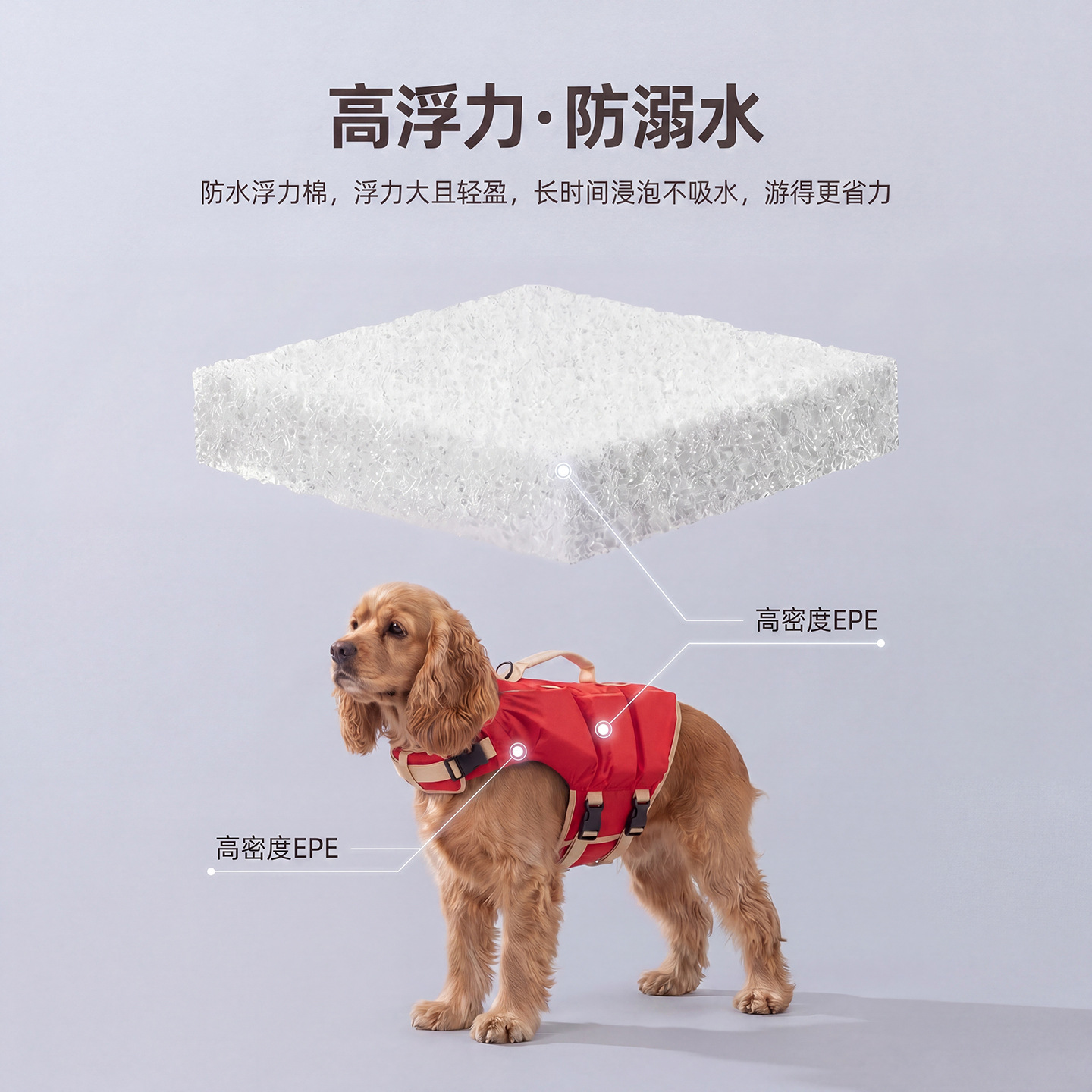 Dog life jacket, cartoon super - огляд і ціна Life Jacket Buoyancy