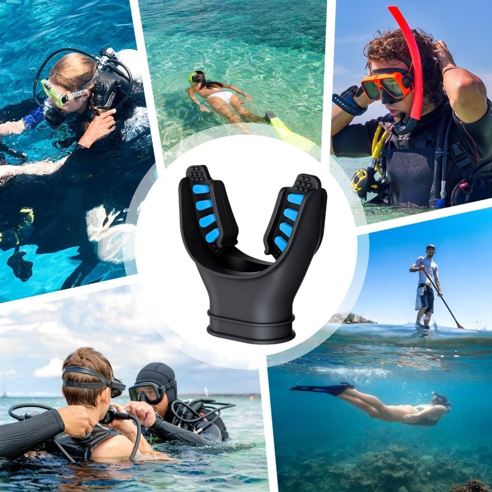 Silicone Scuba Diving Mouthpie - огляд і ціна Snorkel Dry Top